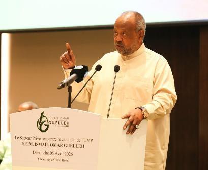 مرشح الأغلبية الرئاسية يعقد لقاء مع ممثلي القطاع الخاص بفندق أيلا جراند جيبوتي