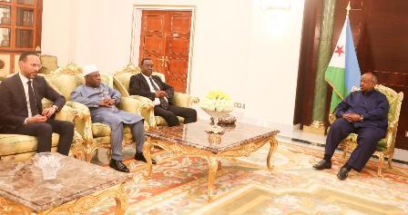 الرئيس جيله يستقبل رؤساء البعثات الدولية لمراقبة الانتخابات الرئاسية