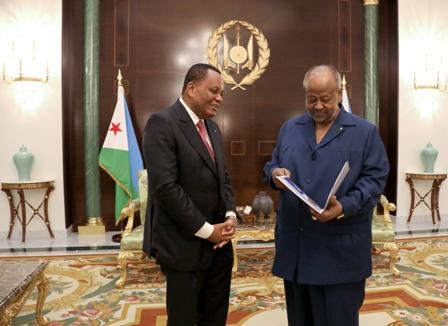 رئيس الجمهورية يتلقى رسالة خطية من رئيس الكونغو برازفيل