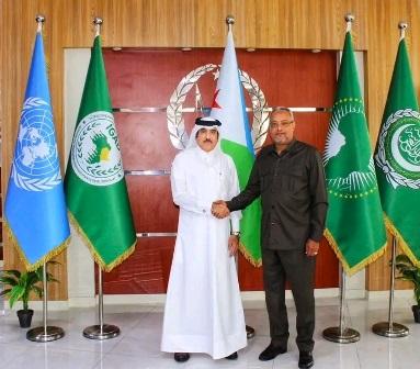 وزير الشؤون الخارجية يستقبل سفير دولة قطر لدى جيبوتي