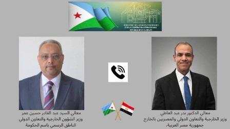 اتصال هاتفي بين وزير الشؤون الخارجية ونظيره المصري