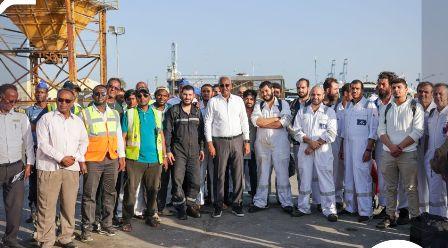 ميناء جيبوتي ينقذ أفراد طاقم سفينة روبيمار