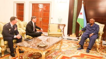 الرئيس جيله يستقبل نائب وزير  الخارجية الأمريكي