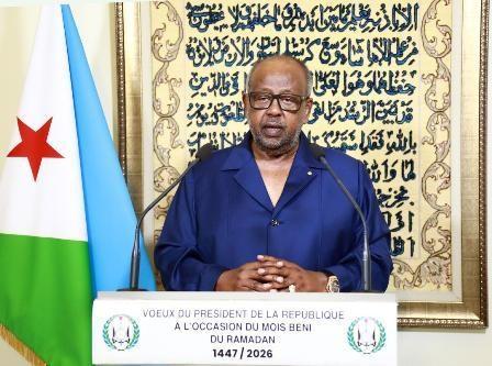 رئيس الجمهورية يهنئ الشعب الجيبوتي وأبناء الأمة الإسلامية بمناسبة حلول شهر رمضان المبارك