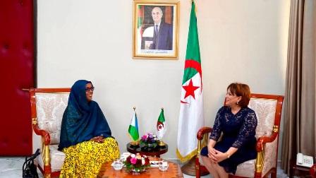 وزيرة الشباب والثقافة تبحث مع نظيرتها الجزائرية سبل تعزيز التعاون الثقافي بين البلدين