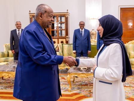 الرئيس جيله يستقبل وزيرة الخارجية اليمنية
